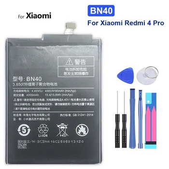 BN40 4100 мАч Аккумулятор для Xiaomi Redmi 4 Pro Prime 3G RAM 32G ROM Edition Для Xiao mi Redmi4 Pro BN 40 BN-40 с трек-кодом