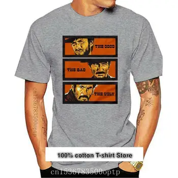 Camiseta con estampado de The Good The Bad The Ugly, Camisa de algodón de primera calidad, regalo de Eastwood, 100%