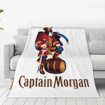 Captain Morgan Одеяла Фланелевые забавные дышащие пледы для летнего покрывала