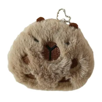 Capybara Плюшевый брелок Праздничные подарки Сумочка Брелок для Друзей Взрослых
