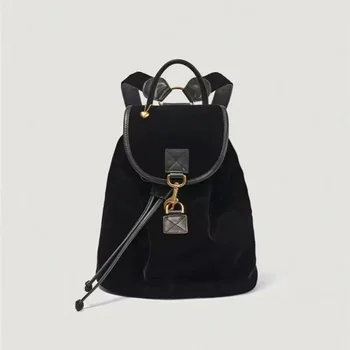 Chikege Fashion Trend Шелковая бархатная сумка Высокое качество Изысканный женский рюкзак Многофункциональный пригородный рюкзак большой емкости