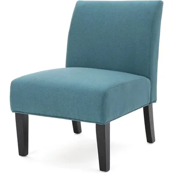 Christopher Knight Home Kassi Тканевый акцентный стул, темно-бирюзовый 29. 50 дюймов (Г) x 22. 50 дюймов (Ш) x 32 дюйма (Ш) x 32 дюйма (00 дюймов)