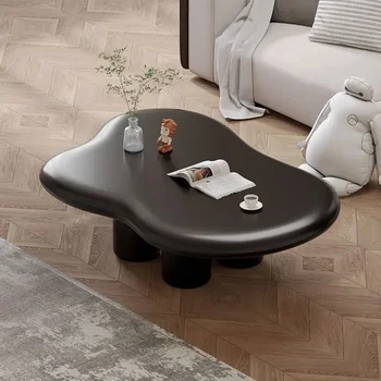 Cloud Дизайн журнального столика Нерегулярные творческие прикроватные столики для гостиной Серия кремового стиля Nordic Mesitas De Noche Мебель для дома