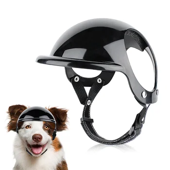 Cool Puppy Собака Мотоциклетная шапка для маленьких и средних собак Пешие прогулки Велоспорт Шлем для домашних животных Пастушьи талисманы Shiba Inu Hats capacete de moto