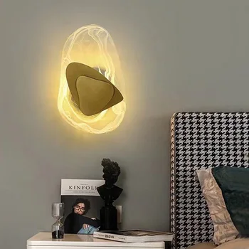 Crystal LED Настенный светильник Современный свет Роскошный настенный светильник Внутреннее освещение Домашний декор Настенные бра для гостиной Спальня Прикроватная