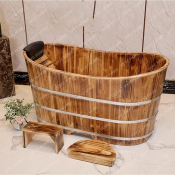Cube Портативная ванна Взрослый Спа Ведра Сиденье для ванны Портативная сауна Крытая деревянная бочка Спа Seaux Товары для ванной комнаты GGY07