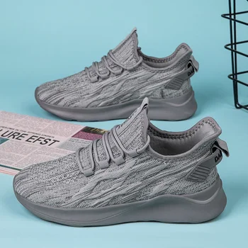 Damyuan Новая повседневная спортивная обувь для женщин Комфортная сетчатая теннисная обувь Легкие мужские кроссовки Плюс размер 36-46 Черная спортивная обувь