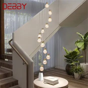 DEBBY Nordic Creative Люстра Лампы Современные Светильники Подвесное освещение Домашний светодиод для лестницы Холл