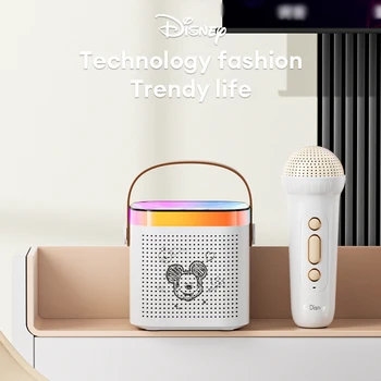 Disney A1S Модель с одной пшеницей Микрофон Аудио Громкоговоритель Bluetooth-динамик Портативный портативный микрофон Многофункциональное воспроизведение