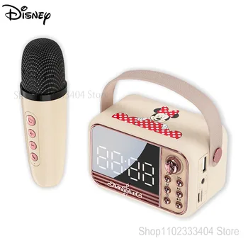 Disney Минни Лотсо Винни-Пух Беспроводной Bluetooth Аудио AUX TF Карта Объемный стерео будильник Портативный динамик Микрофон