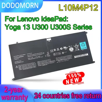 DODOMORN L10M4P12 Аккумулятор для ноутбука Lenovo IdeaPad Yoga 13 U300 U300s U300S-IFI U300S-ISE 4ICP5/56/120 14,8 В 54 Втч 3700 мАч