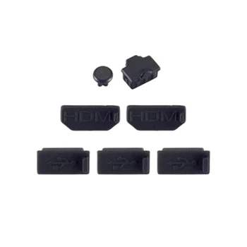 DXAB Полный комплект пылезащитных заглушек для XB One Пыленепроницаемые пробки Крышка Силиконовые заглушки Грязезащитные протекторы Игровые аксессуары
