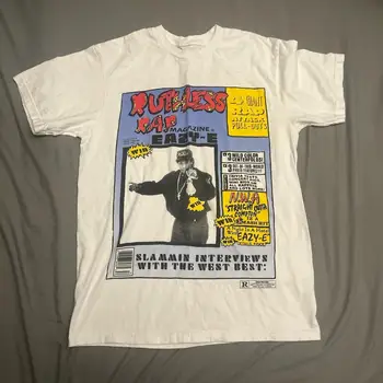 Eazy-E Tour Винтажная футболка с графикой полные размеры 100% хлопок TT8053 длинные рукава