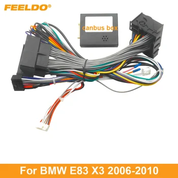 FEELDO Автомобильный 16-контактный кабель жгута проводов питания с Canbus Для BMW X3 / E83 (06-10) Установите вторичный рынок Android Stereo