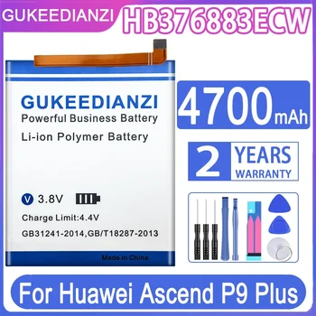 GUKEEDIANZI Аккумулятор для Huawei HB376883ECW Аккумулятор 4700 мАч Для HUAWEI P9 Plus P9Plus P 9 Plus Аккумуляторы для мобильных телефонов + инструменты