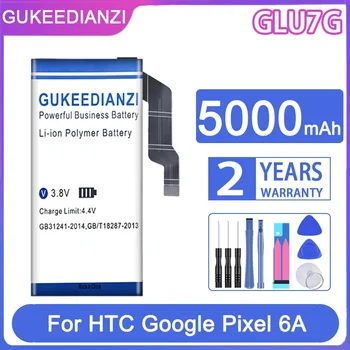 GUKEEDIANZI Сменный аккумулятор GLU7G 5000mAh для HTC Google Pixel 6A 6 A