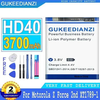 HD40 HD 40 Аккумулятор для Motorola Moto Z Force 2nd для MotoZ Force 2-го поколения для Moto Z2 Force XT1789-1 XT1789-03/05,3700 мАч