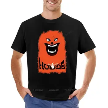 House (hausu) - Логотип Футболка спортивный болельщик футболки толстовка быстросохнущая футболка мужская одежда подростки черная футболка лето