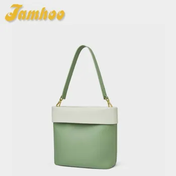  Jamhoo Новая кожаная сумка для женщин Роскошные дизайнерские сумки через плечо с панелями Сумка-шопер Сумка-мессенджер большой емкости