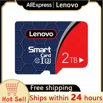 Lenovo Class 10 Высокоскоростная карта памяти 2 ТБ Micro TF SD-карта 1 ТБ 128 ГБ Cartao De Memoria Mini SD-карта 2 ТБ TF-карта для телефона Дрон