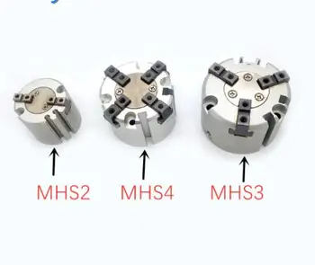 MHS2 / MHS3 / MHS4 Series 2/3/4 Пальчиковый пневматический захват SMC Сменный вращающийся цилиндр двойного действия 16D / 20D / 25D / 32D / 40D / 50D