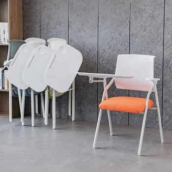 Normal Executive Складной стул Поддержка спинки Оранжевый дизайнер Эргономичный офисный стул Удобная современная мебель Sillas De Oficina
