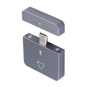 NVMe 2230 SSD Корпус USB C Адаптер USB3.2 с UASP 10 Гбит/с для 2230 твердотельных накопителей Конструкция рассеивания тепла J60A