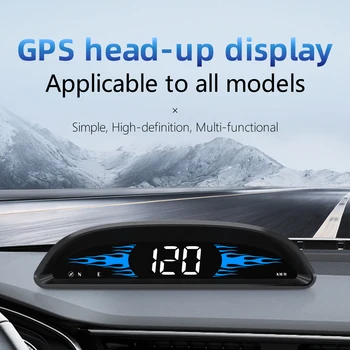 OANA HUD G2 GPS Проекционный дисплей Авто Аксессуары для всех автомобилей Цифровой спидометр Многофункциональный автомобиль Скорость Напряжение LCD HD