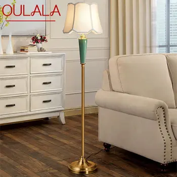 OULALA Современный керамический торшер LED Стоячий креативный американский роскошный модный настольный светильник для дома гостиная спальня