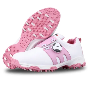 PGM Обувь для гольфа для мальчиков и девочек Водонепроницаемая противоскользящая легкая мягкая и дышащая универсальная спортивная обувь на открытом воздухе XZ099