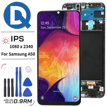 QD 6,5-дюймовый ЖК-дисплей для Samsung A50 AMOLED / OLED / TFT, дисплей с сенсорным экраном Дигитайзер Качество замены для экрана SM-A505F
