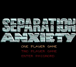 Separation Anxiety 16-битная игровая карта MD для Sega Mega Drive для системы Genesis