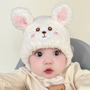 Shaoheng детская шапка осень и зима теплая детская шапка для новорожденных мальчик и девочка детский зимний шарф трикотажный шерстяной
