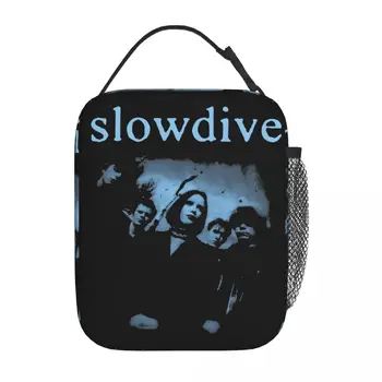 Slowdive Изолированные сумки для ланча Большой тур 90-х Многоразовая термосумка Тоут Ланч Бокс Школа Путешествия Девочка Мальчик