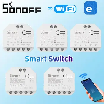 SONOFF DUAL R3 Lite Двойной релейный модуль DIY MINI Smart Switch 2-стороннее управление синхронизацией через eWeLink Alexa Google Умный дом