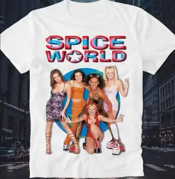 Spice Girls World Tour 2019 Винтажная ретро-футболка TE1408