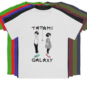 Star Мужские футболки The Tatami Galaxy Ozu Аниме Новинка Футболка Мужские футболки Camisas Футболки Хлопок Графика Мужская одежда