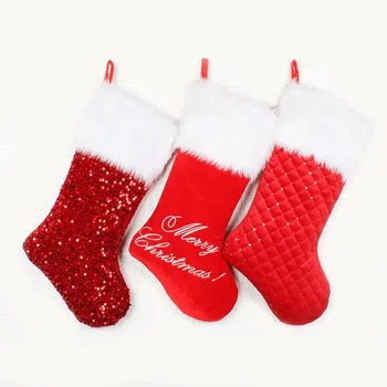 Stzdr.ru Последняя модная тенденция Рождественские носки Подарочные украшения Рождественские подарки Детские гетры