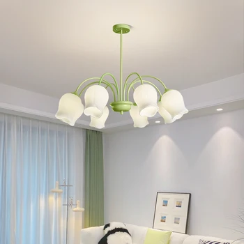 TEMAR Современное освещение Люстра Светодиодные светильники Лофт Ретро Дизайн Веревка Креативный подвесной светильник для домашней спальни