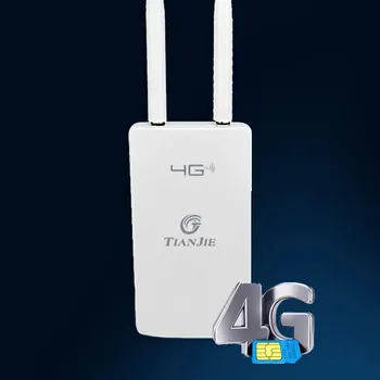 TIANJIE 4G SIM-карта Маршрутизатор CPE905 Водонепроницаемый беспроводной Wi-Fi модем Наружная точка доступа Внешняя антенна CPE Адаптер для IP-камеры