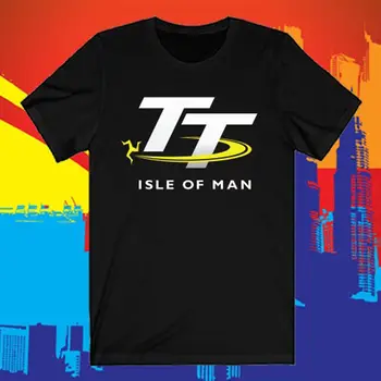 TT Racing TT Races Чемпионат по шоссейным гонкам Мужская черная футболка Размер S-5XL