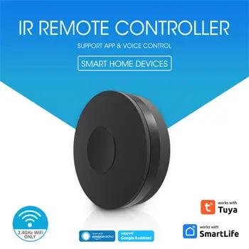 Tuya Smart WiFi ИК-концентратор дистанционного управления WiFi + 433 для Alexa Кондиционер ТВ беспроводной инфракрасный универсальный пульт дистанционного управления