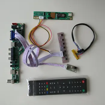 TV HDMI-совместимый AV VGA USB ЖК-карта драйвера Комплект платы контроллера Для дисплея LG LP154WX4(Tl)(E4)/TLF1 1280X800 панель