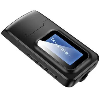 USB Bluetooth 5.0 Аудио Передатчик Приемник ЖК-дисплей 3,5 мм AUX RCA Стерео Беспроводной адаптер Донгл для ПК ТВ Автомобильные наушники