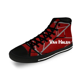 Van EVH 5150 STRIPES Halen Harajuku Легкая ткань 3D-печать Высокая парусина Обувь Мужчины Женщины Повседневные дышащие кроссовки