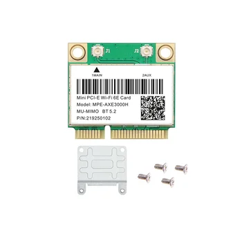 WiFi 6E MPE-AXE3000H Mini PCI-E Wifi Card Bluetooth 5.2 AX210 Беспроводная карта 802.11AX/AC