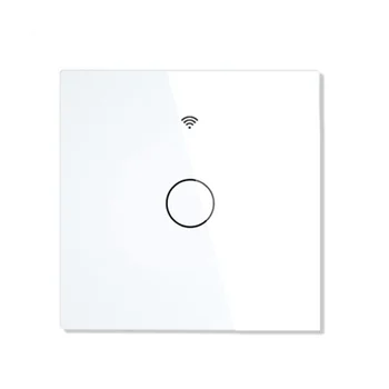 WiFi Умный выключатель света RF433 Без нейтрального провода Single Fire Smart Life Tuya App Control для Google Home 220 В EU(1)