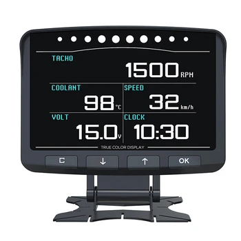 X50 Pro Авто OBD2 HUD Gauge Meter Многофункциональный цифровой приборный панель Компьютер Авто Дисплей Охлаждающая жидкость Масло Температура Турбо