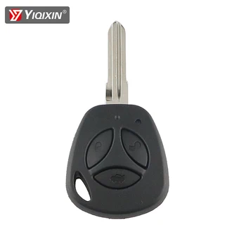 YIQIXIN 3 кнопки Замена автомобильной оболочки ключа для Lada Vesta Granta Priora Kalina Vaz Uncut Auto Blank Remote Key Case Крышка