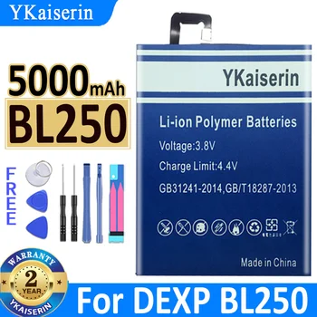 YKaiserin S1c50 S1A40 BL250 5000mAh Аккумулятор для Lenovo VIBE S1 S1C50 S1A40 S1 A40 Аккумулятор + инструменты